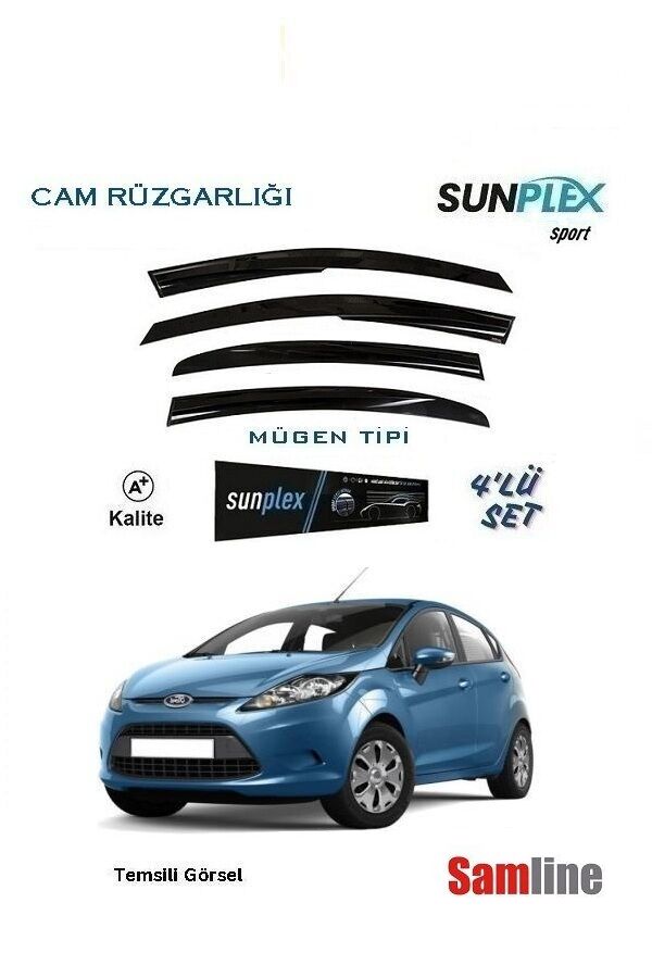 Cam Rüzgarlığı 4'lü Set Ford Fiesta (2009-2012)