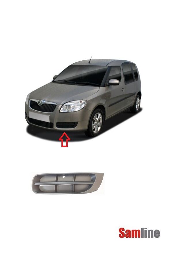 Tampon Kapağı Sağ Sol Set Skoda Fabıa 2008-2010 Roomster 2007-2010