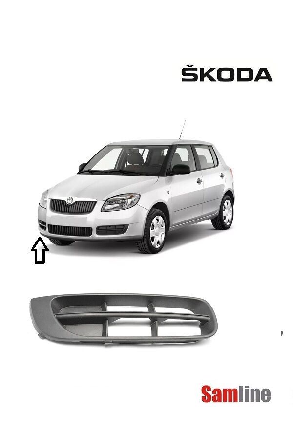 Tampon Kapağı Sağ Sol ve Orta Panjur Set Skoda Fabıa 2008-2010 Roomster 2007-2010