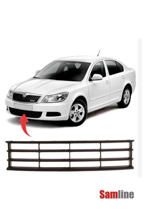 Tampon Orta Izgarası Skoda Octavıa (2009-2012) 1Z0853677C (Tampon Orta Panjuru)