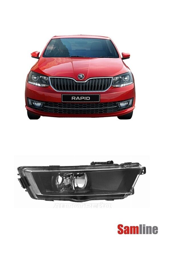 Sis Farı Sağ (Siyah) Skoda Rapid (2013-2016) 5JA941702A