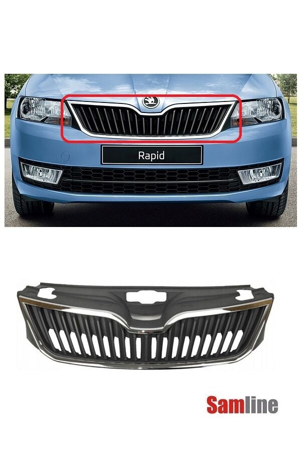 Panjur Ön Komple Skoda Rapid (2012-2016) 5JA853668-5JA853607