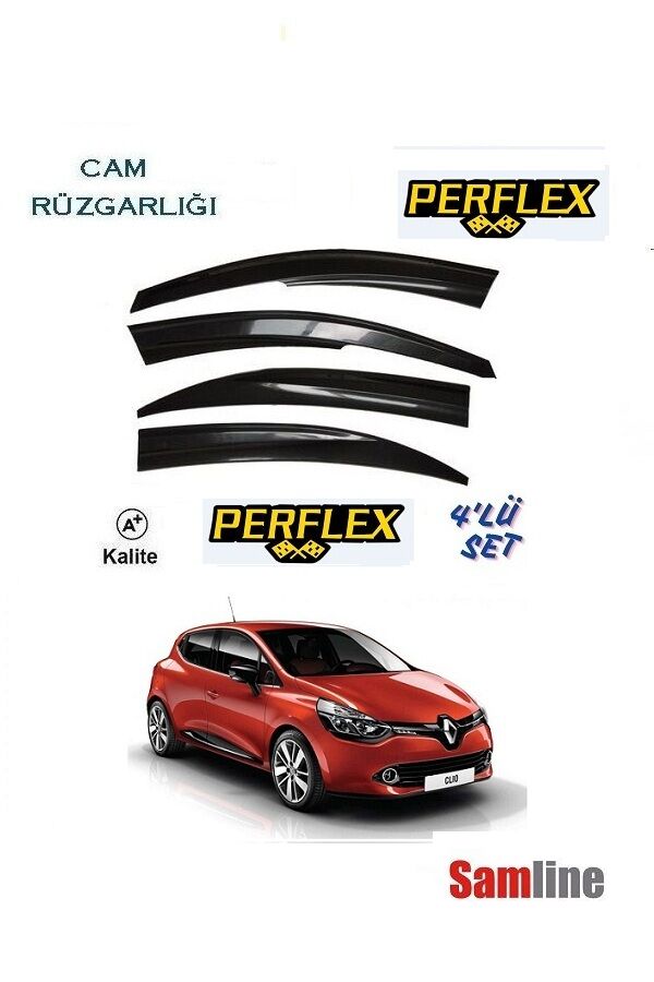 Cam Rüzgarlığı 4'lü Set Renault Clio 4 HB (2012-2019)
