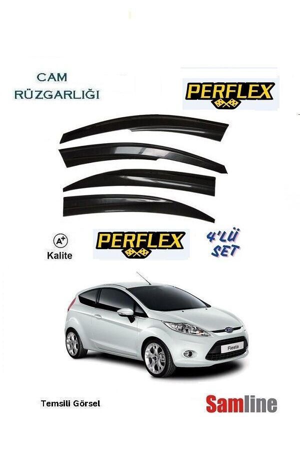 Cam Rüzgarlığı 4'lü Set Ford Fiesta (2009-2012)