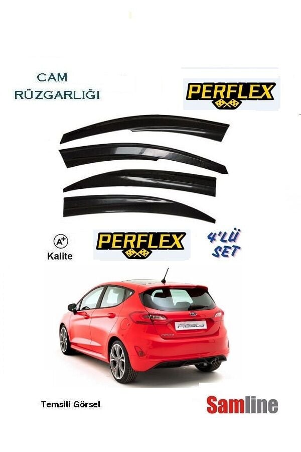Cam Rüzgarlığı 4'lü Set Ford Fiesta (2018-2023)