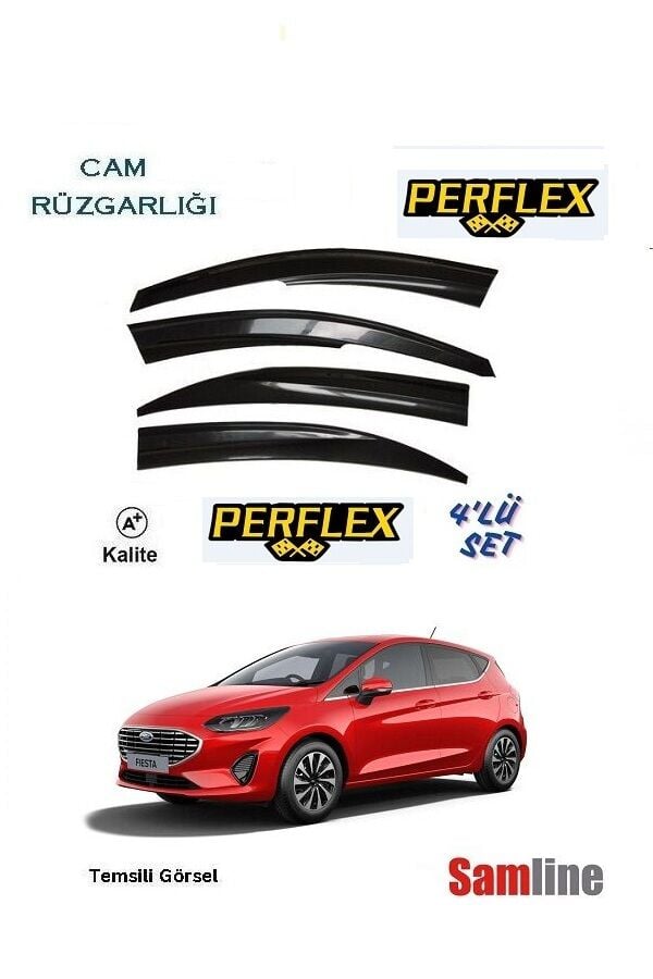 Cam Rüzgarlığı 4'lü Set Ford Fiesta (2018-2023)