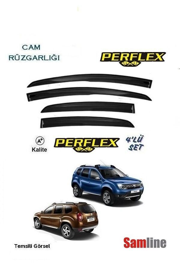 Cam Rüzgarlığı 4'lü Set Dacıa Duster (2010-2017)