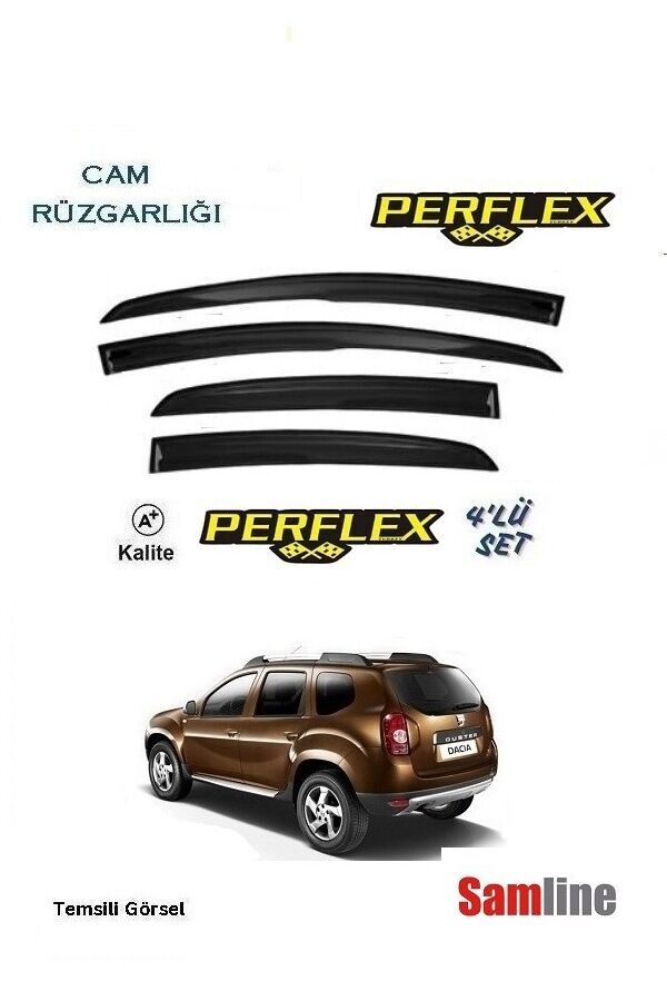 Cam Rüzgarlığı 4'lü Set Dacıa Duster (2010-2017)