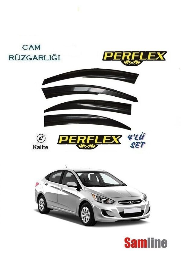 Cam Rüzgarlığı 4'lü Set Hyndai Accent Blue (2011-2018)