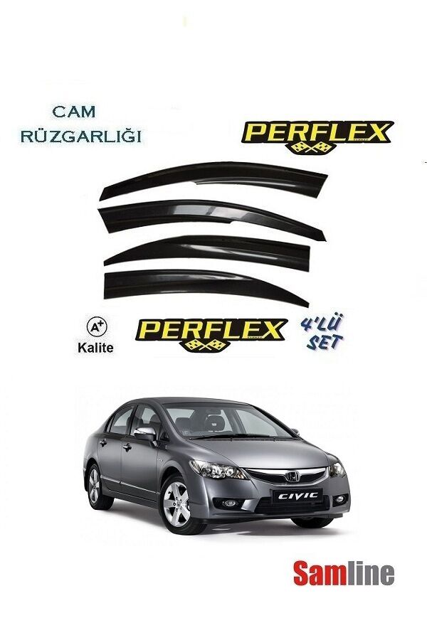 Cam Rüzgarlığı 4'lü Set Honda Civic Sedan Fd6  (2006-2011)