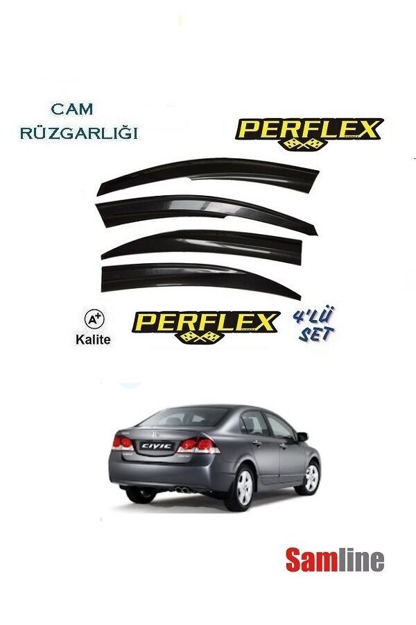 Cam Rüzgarlığı 4'lü Set Honda Civic Sedan Fd6  (2006-2011)