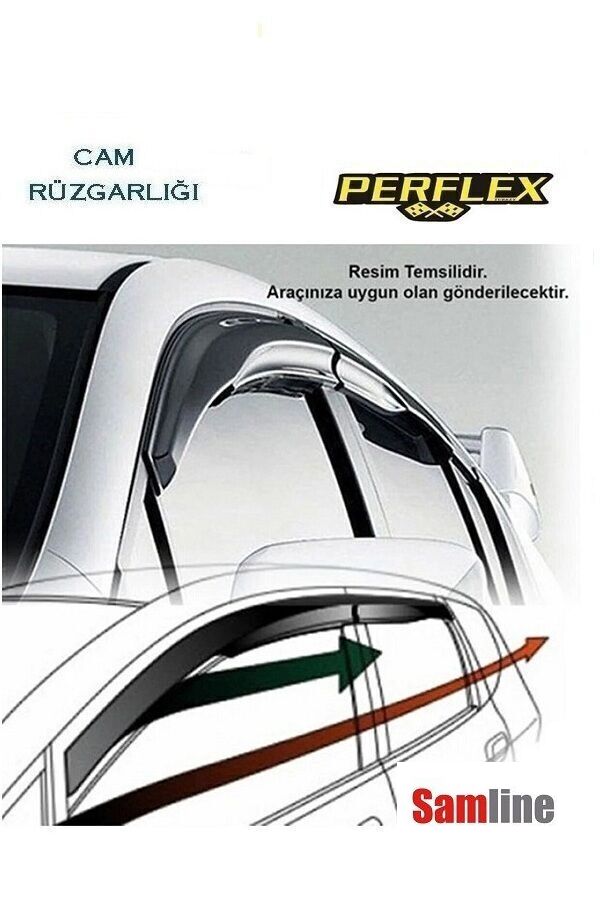 Cam Rüzgarlığı 4'lü Set Honda Civic Sedan Fb7  (2012-2016)