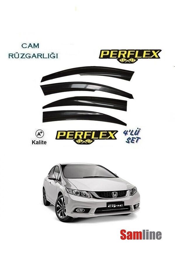 Cam Rüzgarlığı 4'lü Set Honda Civic Sedan Fb7  (2012-2016)