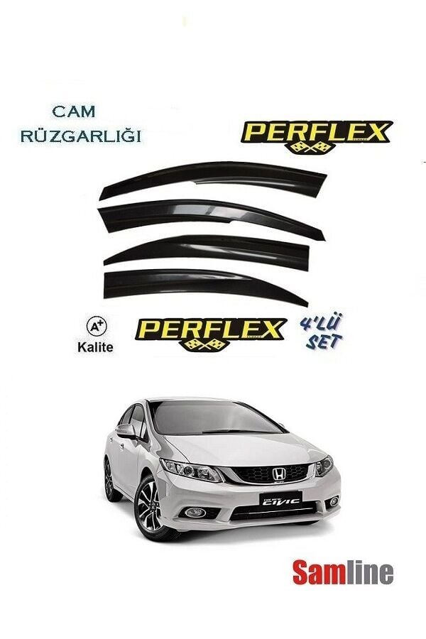 Cam Rüzgarlığı 4'lü Set Honda Civic Sedan (2012-2016) Fb7