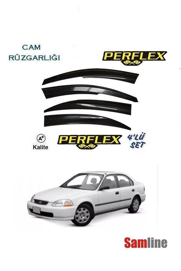 Cam Rüzgarlığı 4'lü Set Honda Civic Sedan (1997-2001)