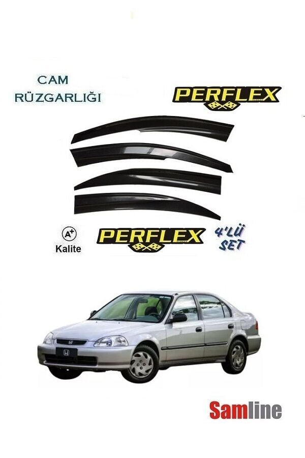 Cam Rüzgarlığı 4'lü Set Honda Civic Sedan (1997-2001)