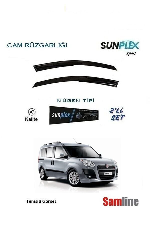 Cam Rüzgarlığı 2'li Set Fiat Doblo II Combi (2010-2014)