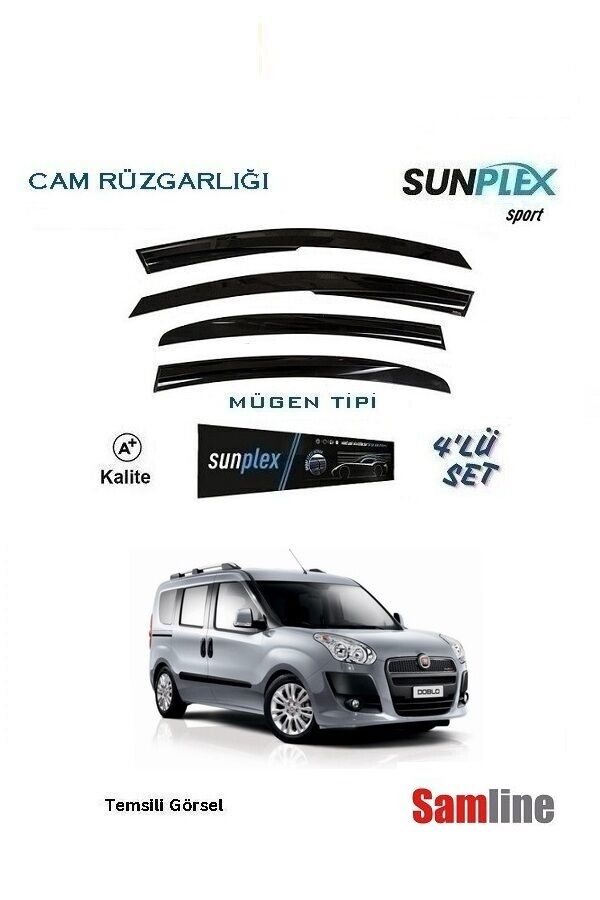 Cam Rüzgarlığı 4'lü Set Fiat Doblo II Combi (2010-2014)