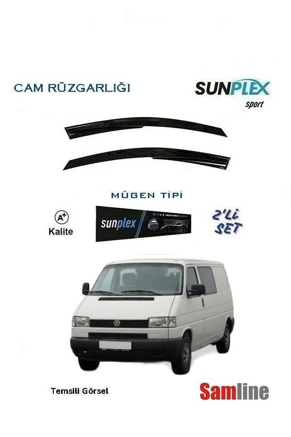 Cam Rüzgarlığı 2'li Set Volkswagen Transporter T4 (1996-2003) Sunplex Sport