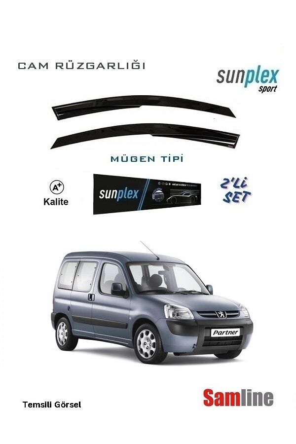 Cam Rüzgarlığı 2'li Set Peugeot Partner (2003-2007)