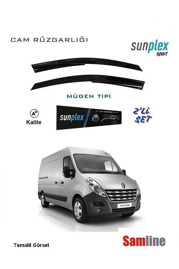 Cam Rüzgarlığı 2'li Set Renault Master (2011-2014)