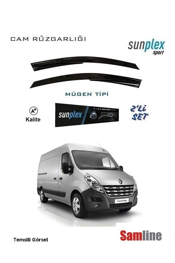 Cam Rüzgarlığı 2'li Set Renault Master (2011-2014)
