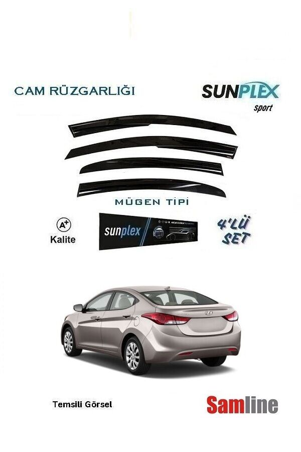 Cam Rüzgarlığı 4'lü Set Hyundai Elantra (2011-2012-2013)