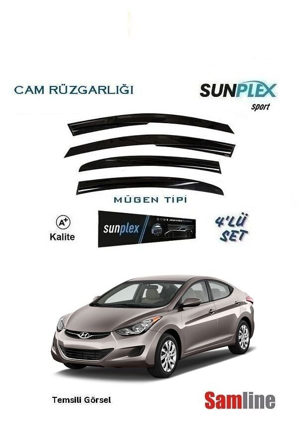 Cam Rüzgarlığı 4'lü Set Hyundai Elantra (2011-2012-2013)