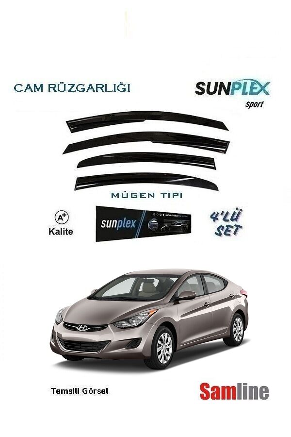 Cam Rüzgarlığı 4'lü Set Hyundai Elantra (2011-2012-2013)