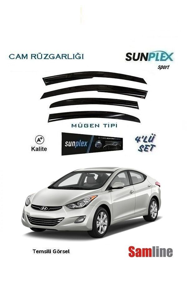 Cam Rüzgarlığı 4'lü Set Hyundai Elantra (2011-2012-2013)