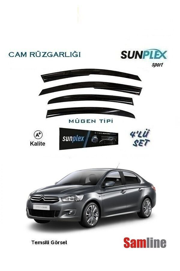 Cam Rüzgarlığı 4'lü Set Citroen C-Elysee (2012-2016)