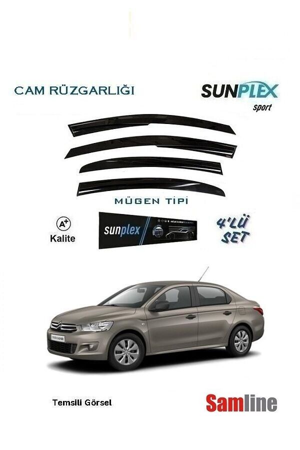 Cam Rüzgarlığı 4'lü Set Citroen C-Elysee (2012-2016)