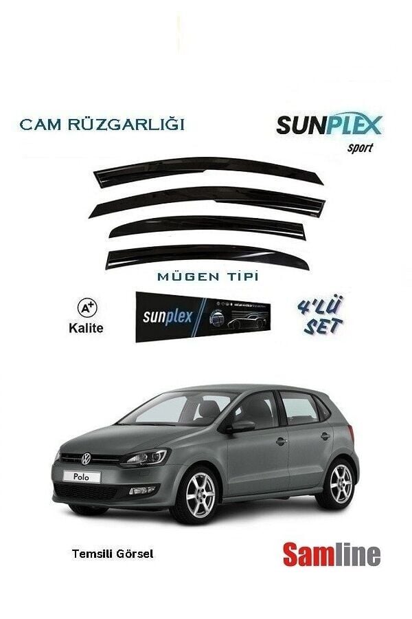 Cam Rüzgarlığı 4'lü Set Volkswagen Polo (2010-2014) SUNPLEX