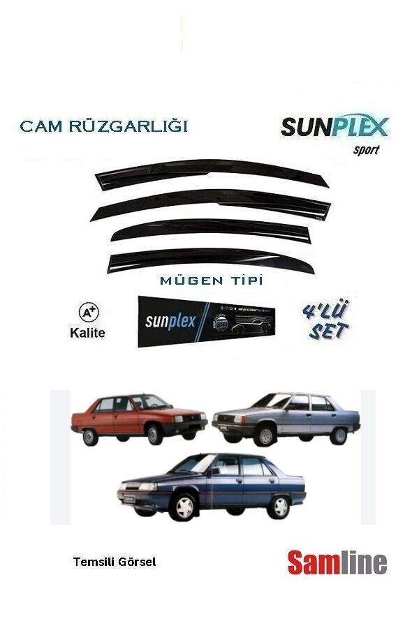 Cam Rüzgarlığı 4'lü Set Renault R9 (1985-1995) Spring-Broadway