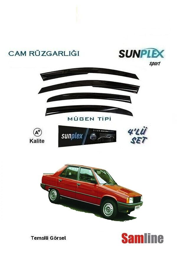 Cam Rüzgarlığı 4'lü Set Renault R9 (1985-1995) Spring-Broadway