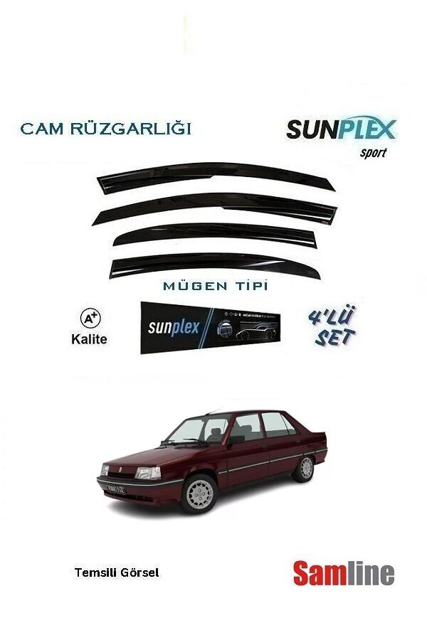 Cam Rüzgarlığı 4'lü Set Renault R9 (1985-1995) Spring-Broadway