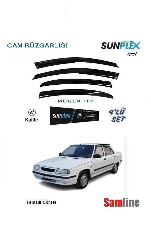 Cam Rüzgarlığı 4'lü Set Renault R9 (1997-2000)