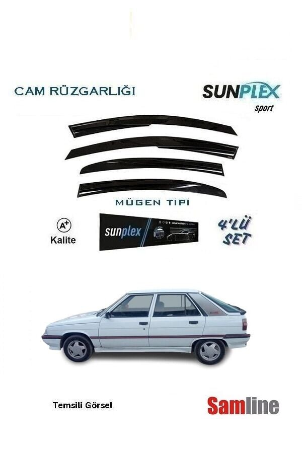 Cam Rüzgarlığı 4'lü Set Renault R11-Flash-Raınbow