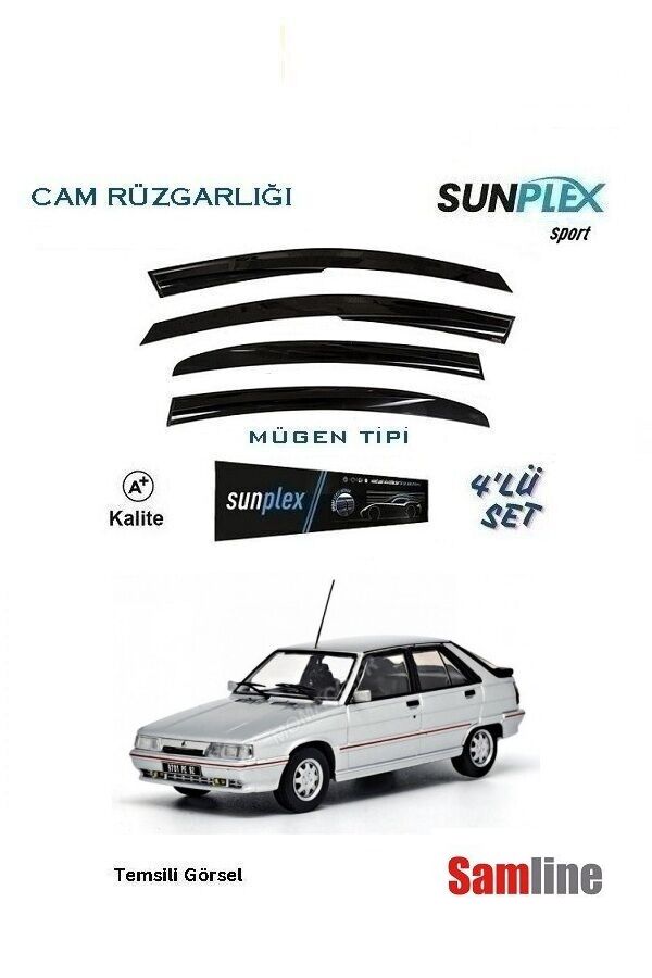 Cam Rüzgarlığı 4'lü Set Renault R11-Flash-Raınbow