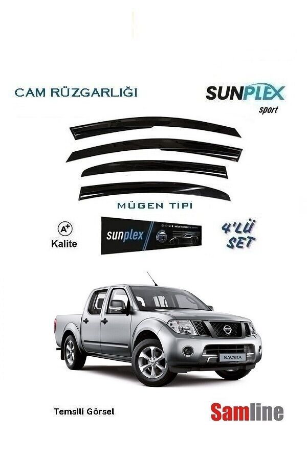Cam Rüzgarlığı 4'lü Set Nissan Navara (2006-2013) D40