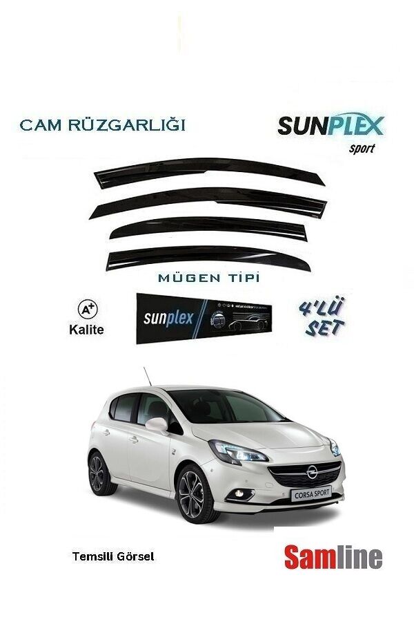 Cam Rüzgarlığı 4'lü Set Opel Corsa E