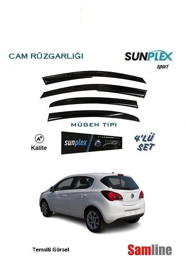Cam Rüzgarlığı 4'lü Set Opel Corsa E