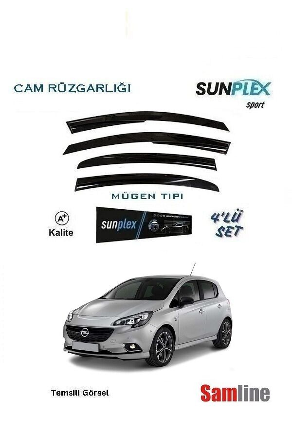 Cam Rüzgarlığı 4'lü Set Opel Corsa E