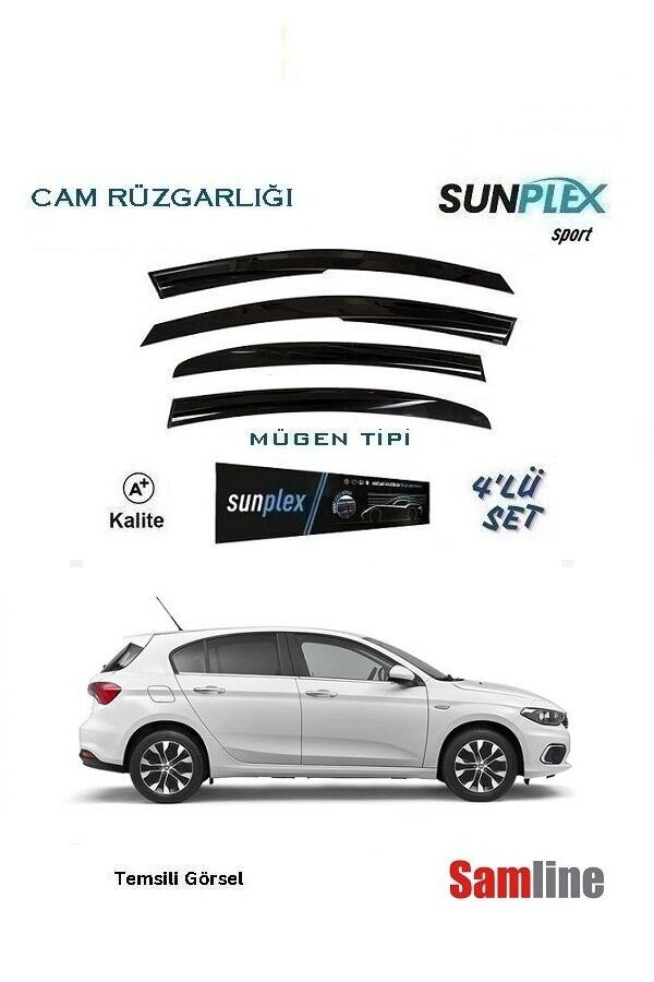 Cam Rüzgarlığı 4'lü Set Fiat Egea HB (2016-2023)