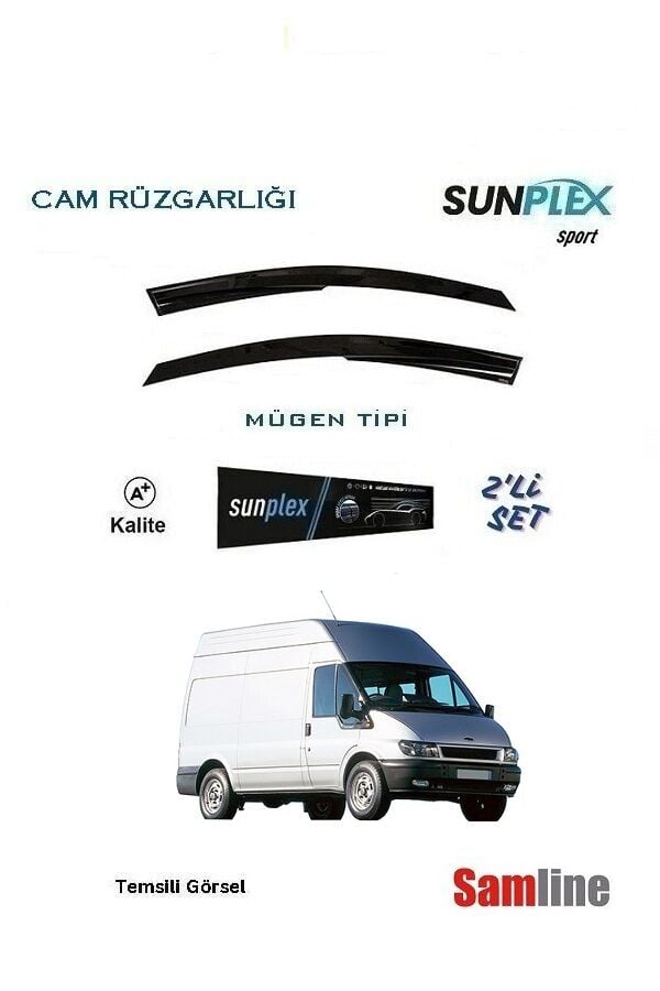 Cam Rüzgarlığı 2'li Set Ford Transit Panelvan (2002-2006)