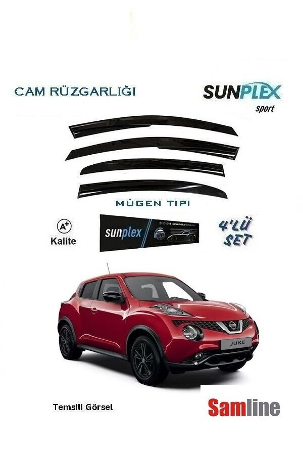 Cam Rüzgarlığı 4'lü Set Nissan Juke I (2011-2014)