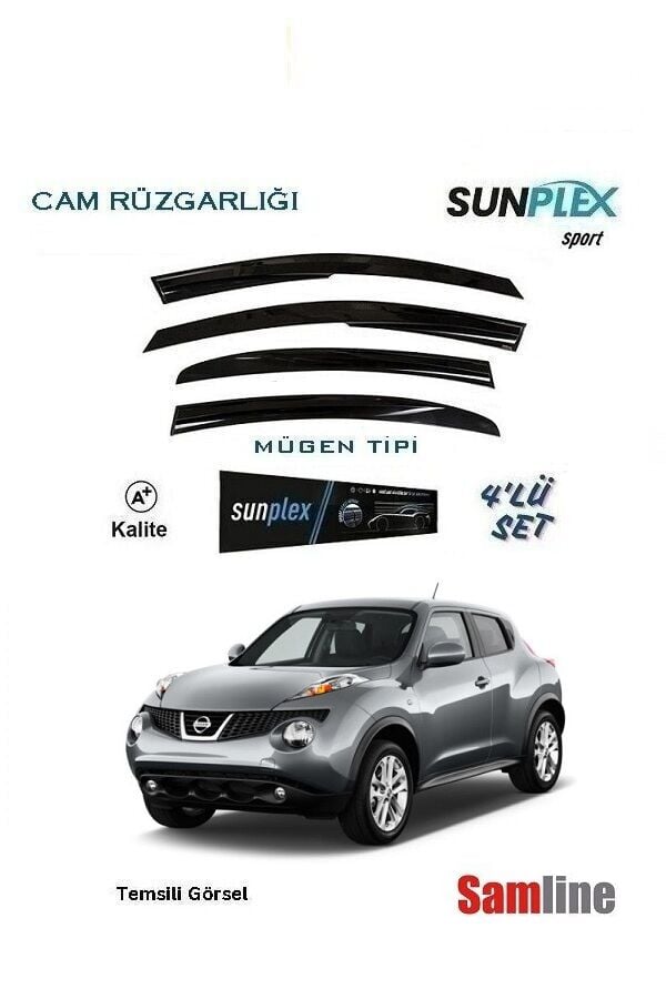 Cam Rüzgarlığı 4'lü Set Nissan Juke I (2011-2014)