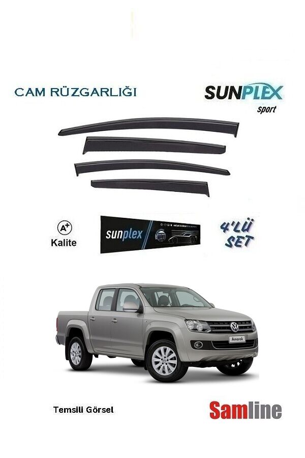 Cam Rüzgarlığı 4'lü Set VW Amarok (2011-2016)
