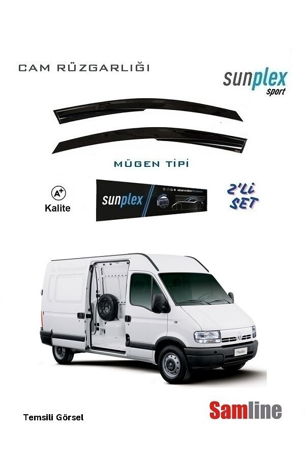 Cam Rüzgarlığı 2'li Set Renault Master (1999-2003)