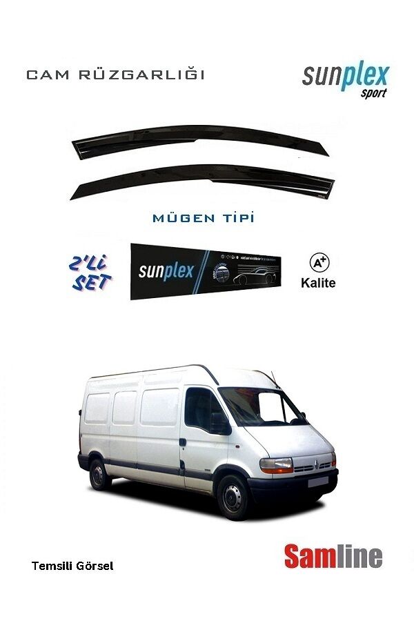 Cam Rüzgarlığı 2'li Set Renault Master (1999-2003)